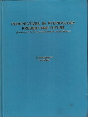 cover image of Perespectives in Pteridology. Present and Future